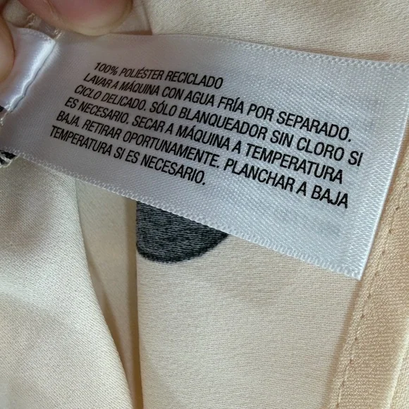 a new day Beige and Black Polka Dot High Low Dress - Picture 7 of 7